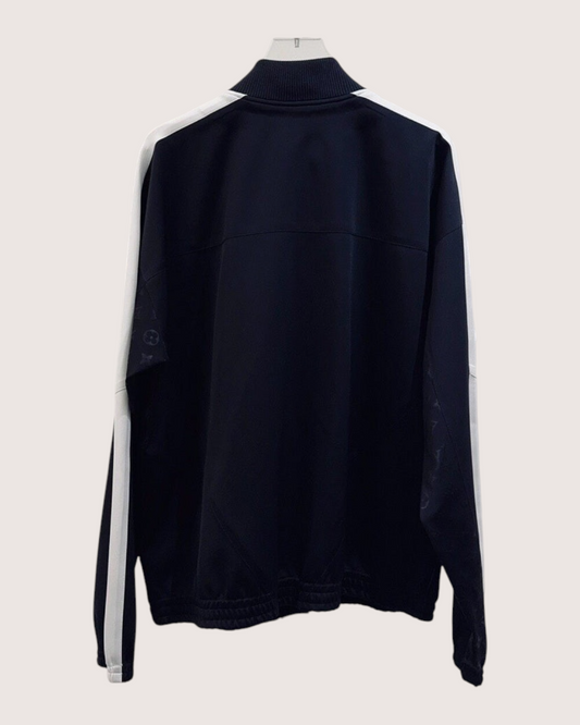 Louis Vuitton Monogram Track Jacket Black, White FR 40