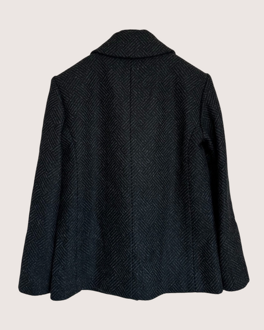 Chanel 24K Four-Pocket Tweed Jacket Grey FR 34