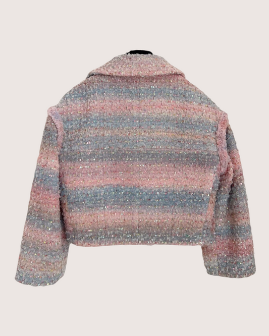 Chanel 24K Tweed Jacket Pink, Blue, Multicolor FR 34