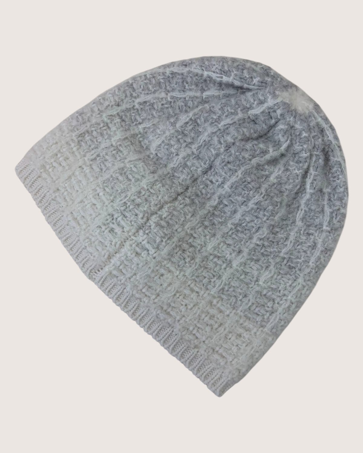 Chanel 24A Cashmere Gradient Hat White, Grey One Size
