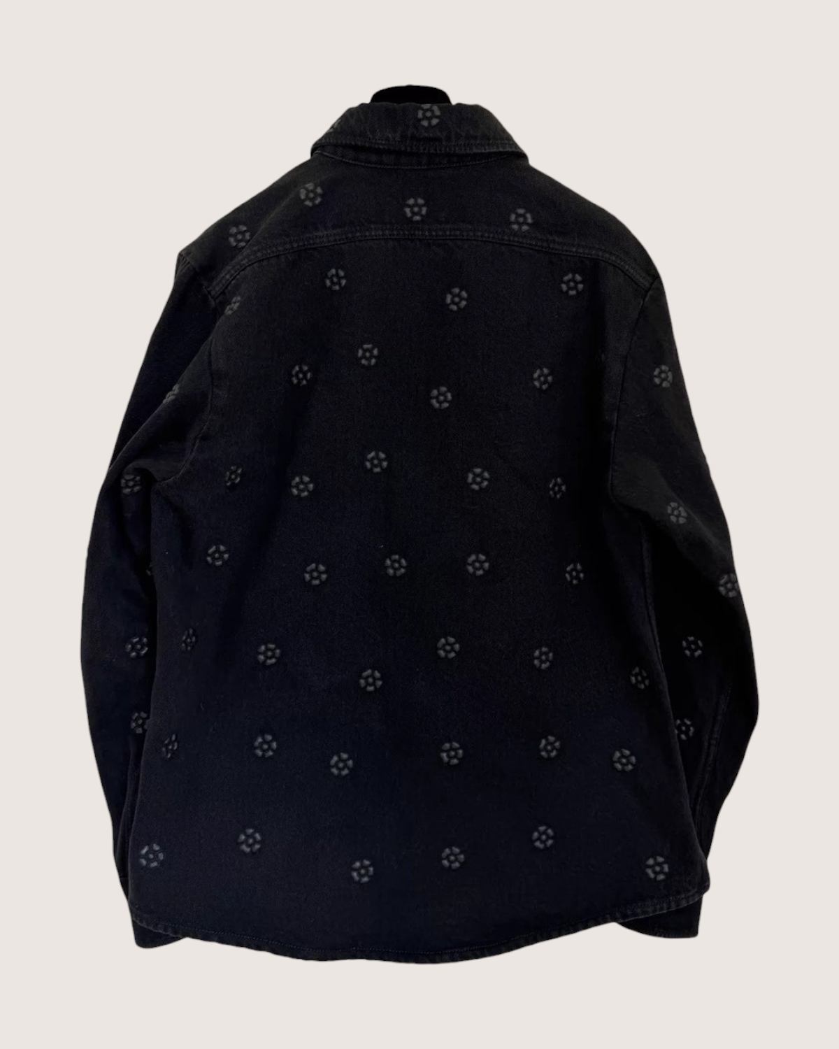 Chanel 23K Camellia Denim Jacket