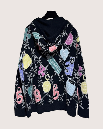 Chanel 22P Lucky Charms Zip-Up Hoodie