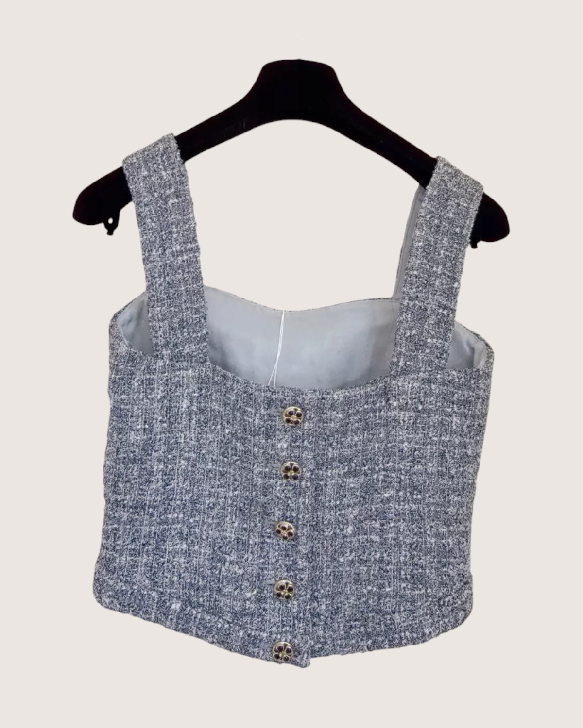 Chanel 24P Tweed Crop Top