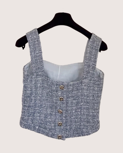 Chanel 24P Tweed Crop Top