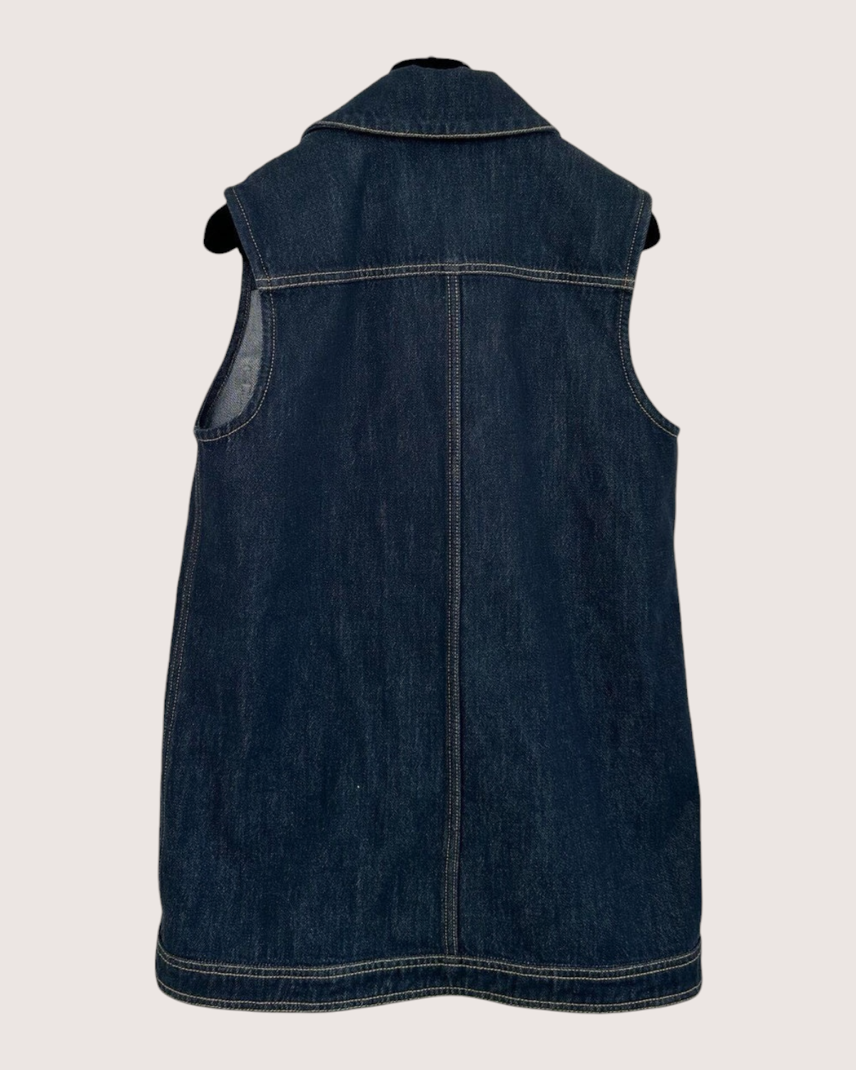 Chanel 25C Denim Four-Pocket Mini Dress Blue FR 36