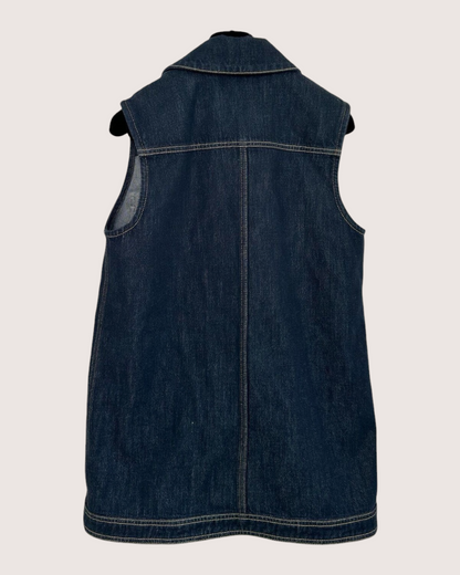 Chanel 25C Denim Four-Pocket Mini Dress Blue FR 36
