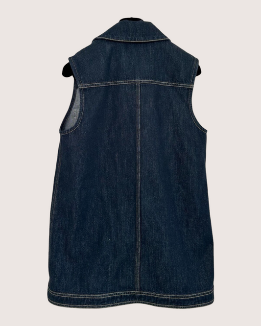 Chanel 25C Denim Four-Pocket Mini Dress Blue FR 36