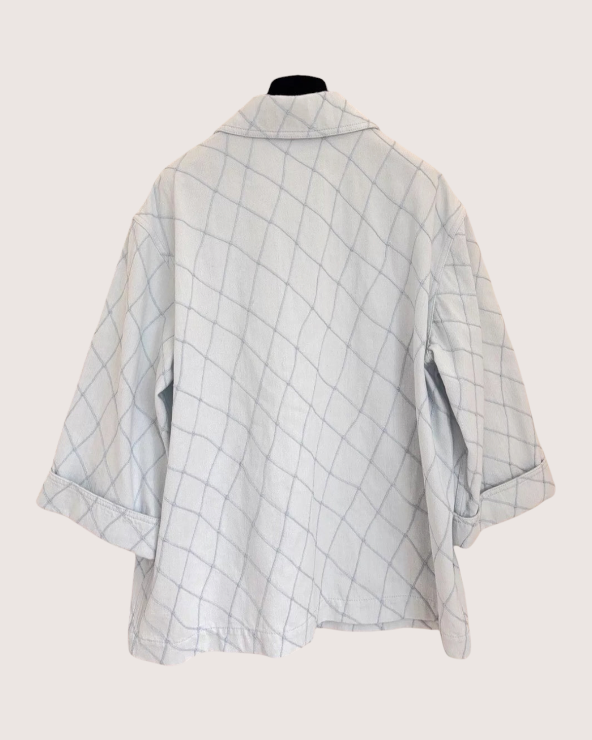 Chanel 26M Coco Beach Short-Sleeve Denim Jacket
