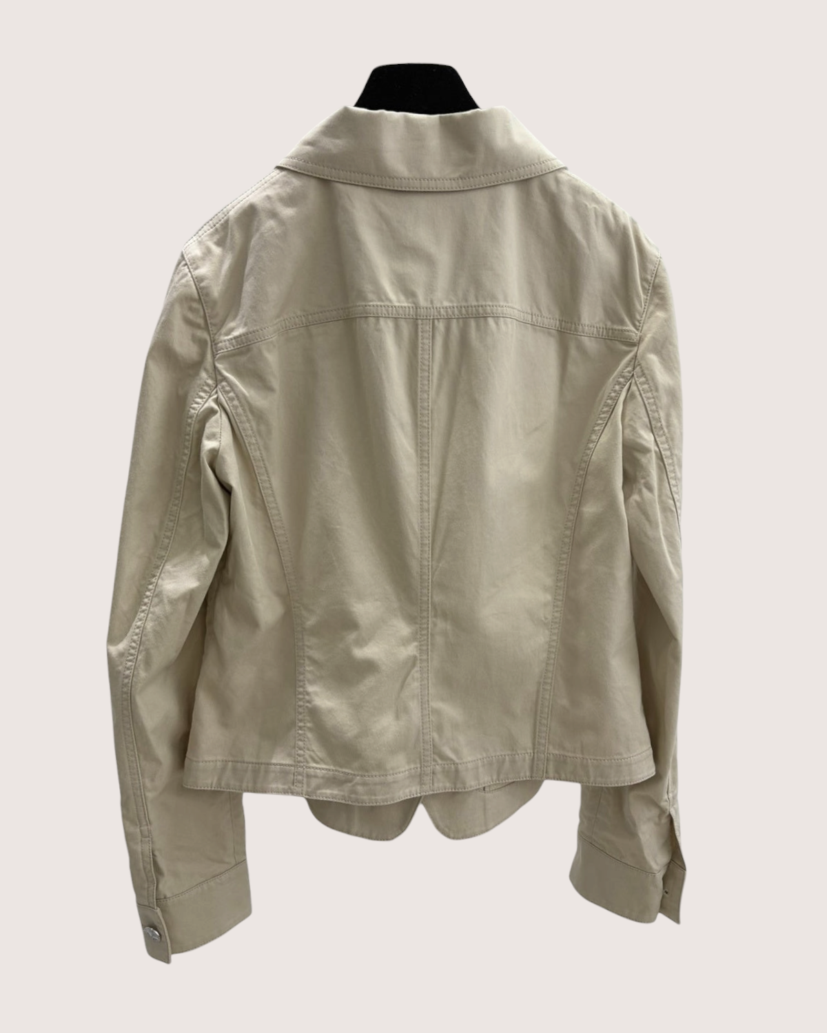 Chanel 26P Denim Jacket Beige/Ecru FR 40