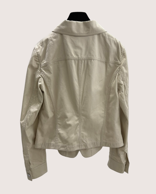 Chanel 26P Denim Jacket - Beige/Ecru, view 2