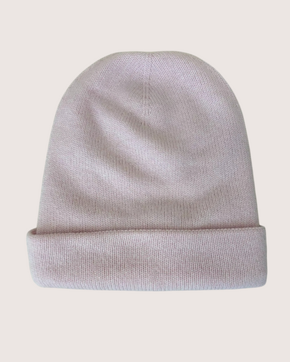 Chanel 25C Cashmere Crystal Heart Hat Pink One Size
