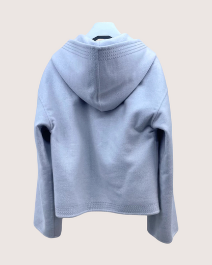 Hermès Hermes Cashmere Hooded Jacket White FR 34