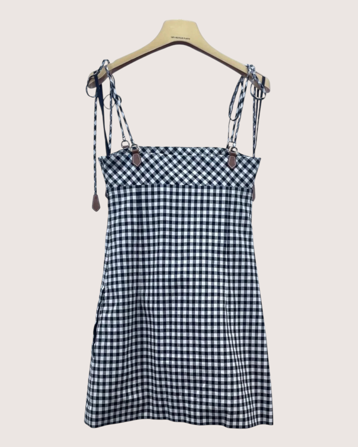 Miu Miu Gingham Mini Dress