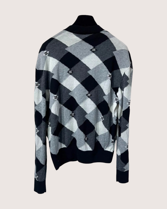 Chanel 21B Knit Sweater Grey, Black FR 36 - view 2