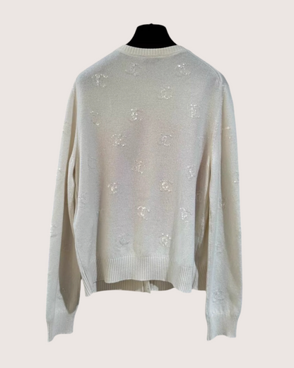 Chanel Sequin CC Cardigan - view 2