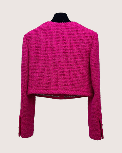 Chanel 21K Cropped Tweed Jacket