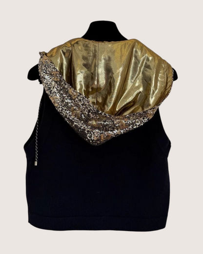 Chanel 24C Cashmere Hooded Vest