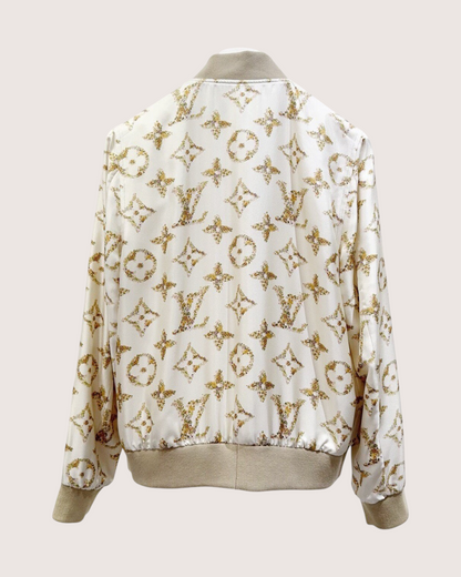 Louis Vuitton Reversible Monogram Jacket Beige/Ecru, Gold, Multicolor FR 36
