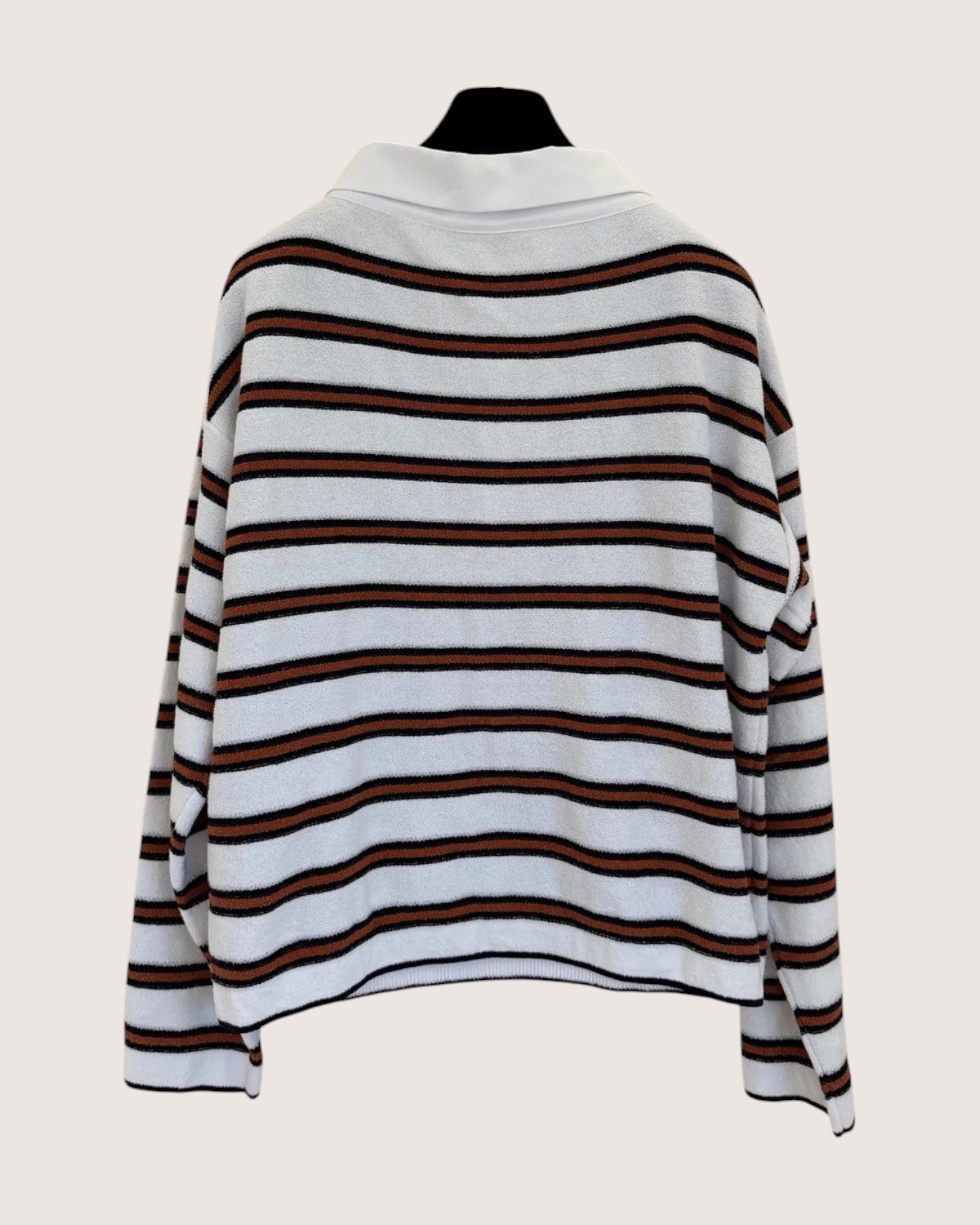 Chanel 26C Striped Polo Sweater - view 2