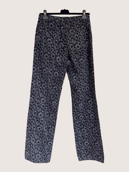 Chanel 24B Camellia Denim Trousers - view 2