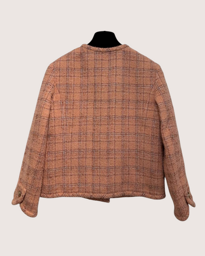 Chanel 24A Camellia Tweed Jacket