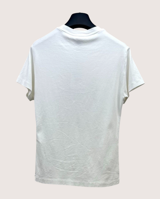 Louis Vuitton Voyage Chain T-Shirt White, Burgundy, Gold FR 36