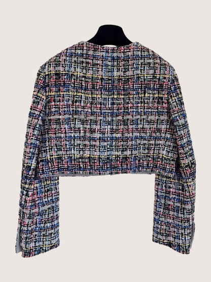 Chanel 23C Cropped Tweed Jacket
