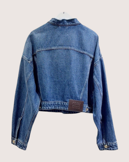Miu Miu Denim Jacket Blue FR 32