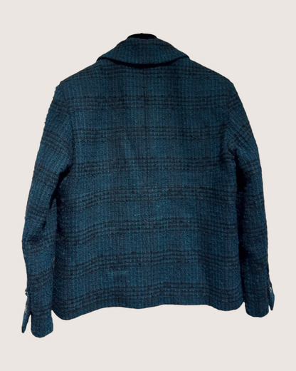 Chanel 24A Plaid Tweed Jacket