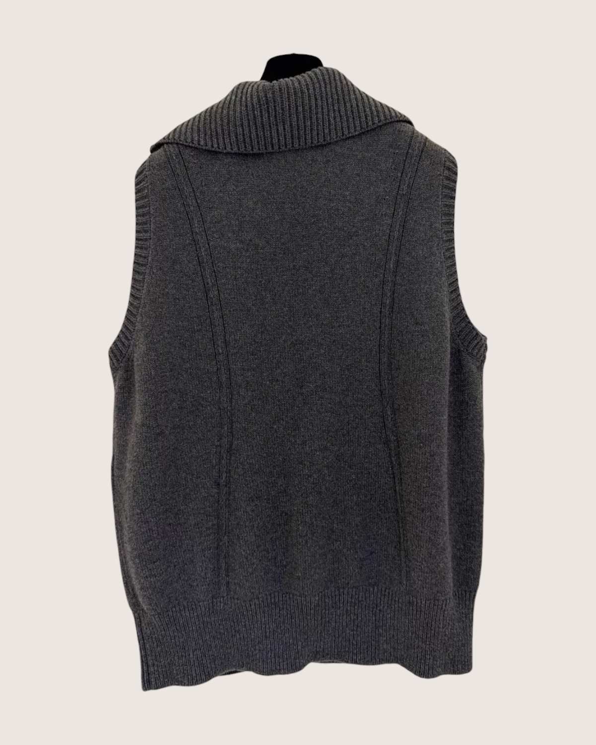 Chanel Knit Zip-Up Collared Vest - view 2