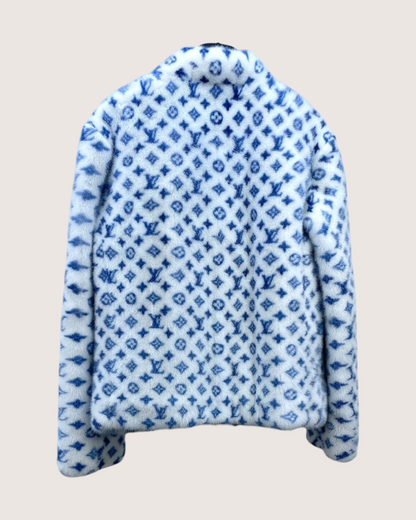 Louis Vuitton Monogram Jacket White, Blue FR 34