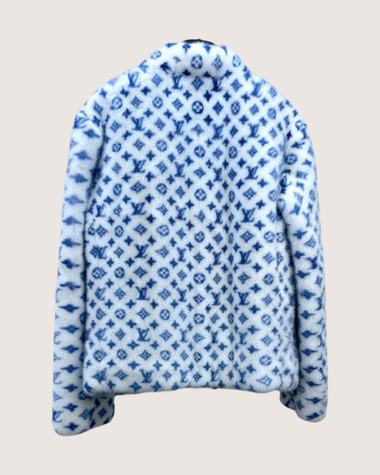 Louis Vuitton Monogram Jacket White, Blue FR 34