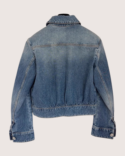 Chanel 24P Heart Pockets Denim Jacket