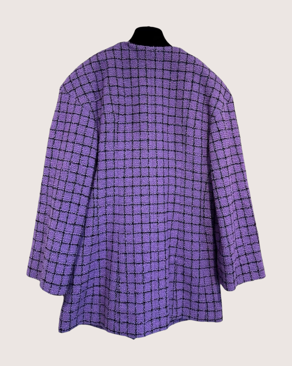 Chanel 22S Plaid Four-Pocket Tweed Jacket - view 2