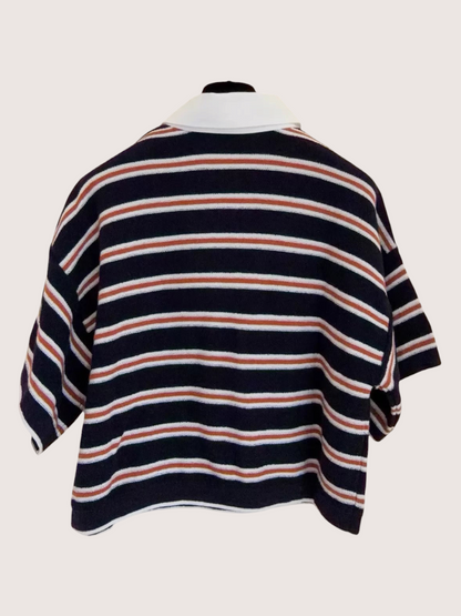 Chanel 26C Striped Polo Top