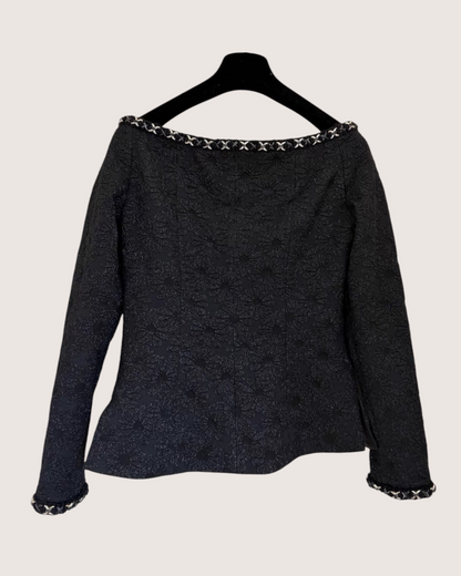 Chanel 21A Off-Shoulder Jacket - view 2