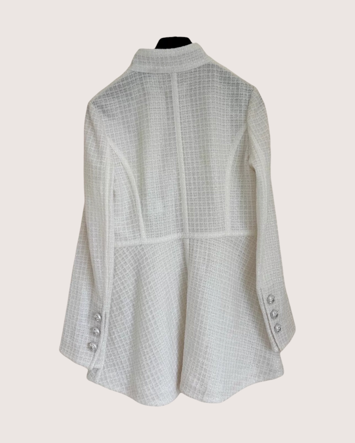 Chanel 23S Sequin Tweed Jacket Dress