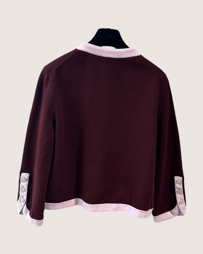 Chanel 25A Cashmere Cardigan