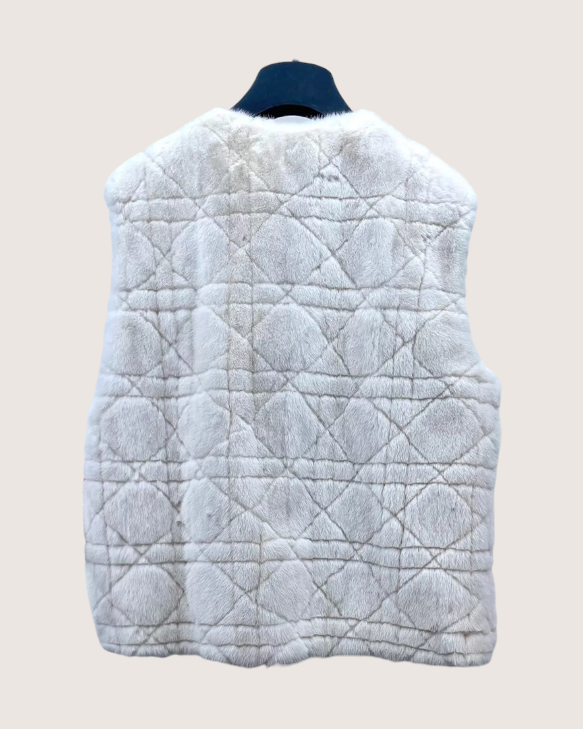 Christian Dior Mink Fur Vest White FR 38