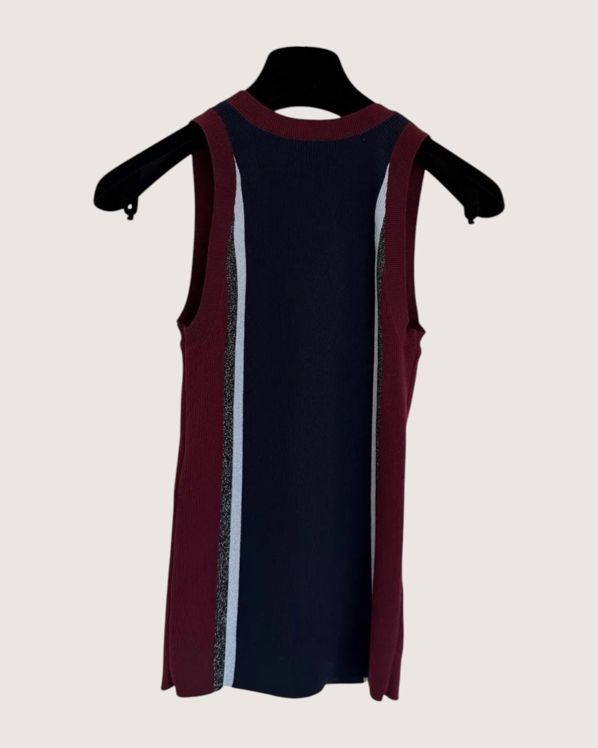 Chanel 23B Sequin CC Logo Wool Vest