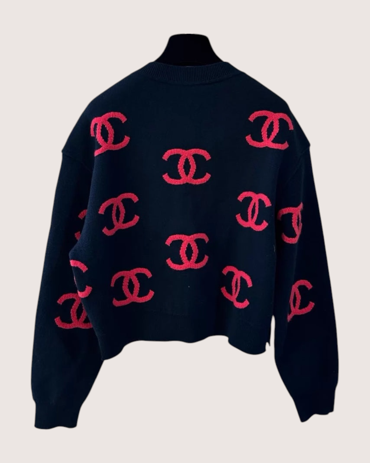Chanel CC Cashmere Logo Sweater - view 2