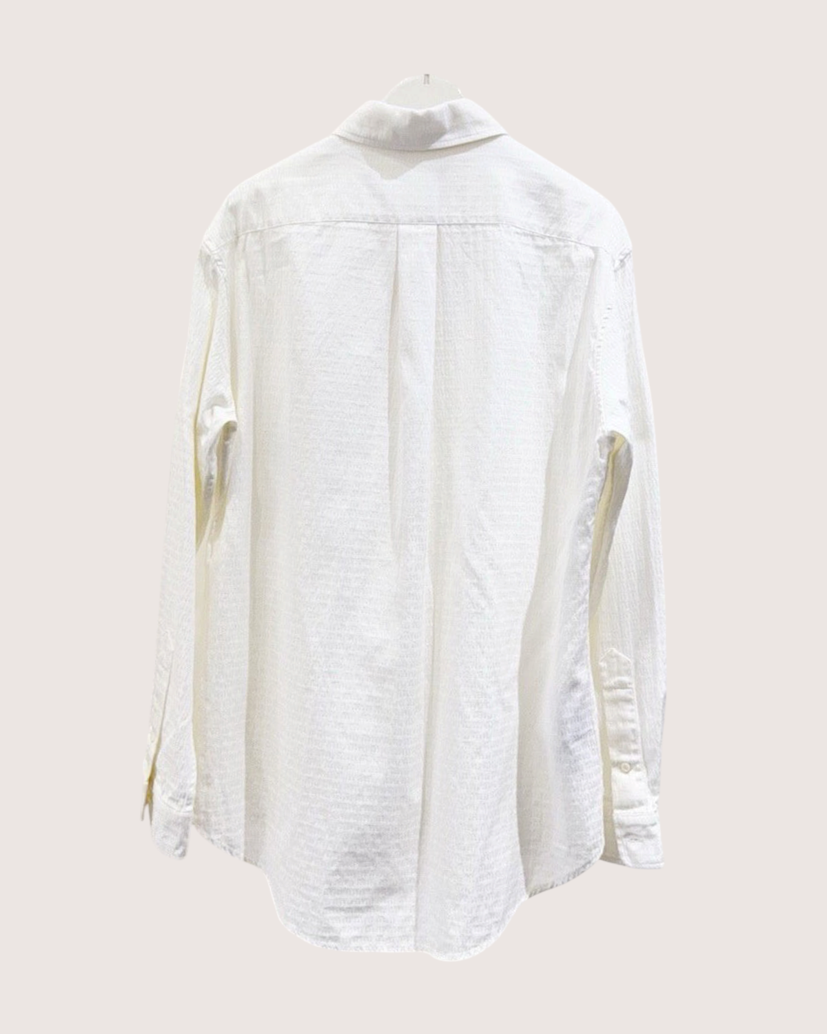 Miu Miu Logo Jacquard Shirt White FR 36