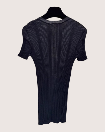 Chanel Coco Beach Short-Sleeve Knit Top