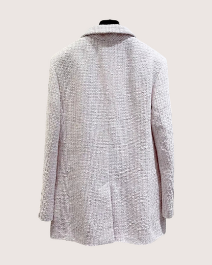 Chanel 24P Tweed Jacket - Beige/Ecru, White, view 2