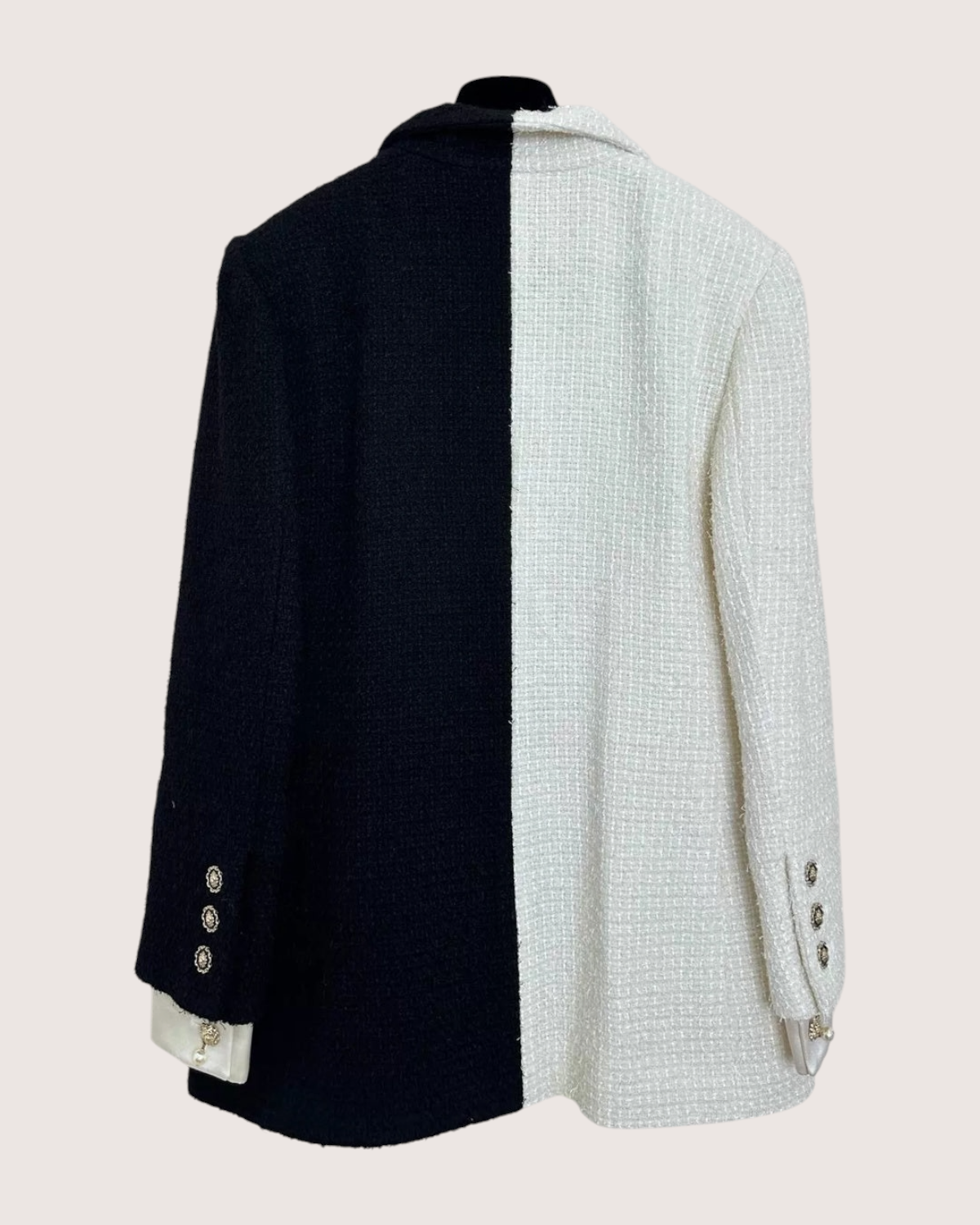 Chanel 20A Split Color Tweed Jacket - view 2
