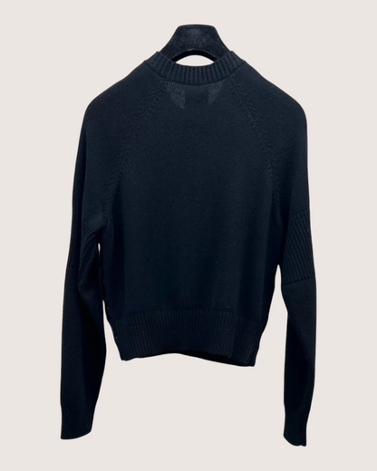 Chanel 24B Cashmere Sweater Black FR 36
