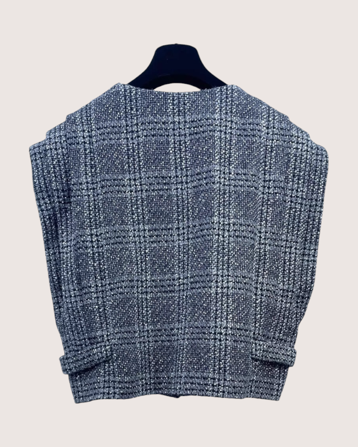 Chanel 24A Tweed Vest Grey FR 40