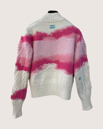 Chanel 22N Coco Neige ‘5’ Print Cashmere Sweater