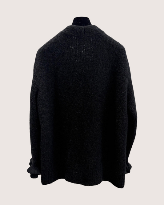 Chanel 24K Cashmere Ruffle Cardigan - Black, view 2