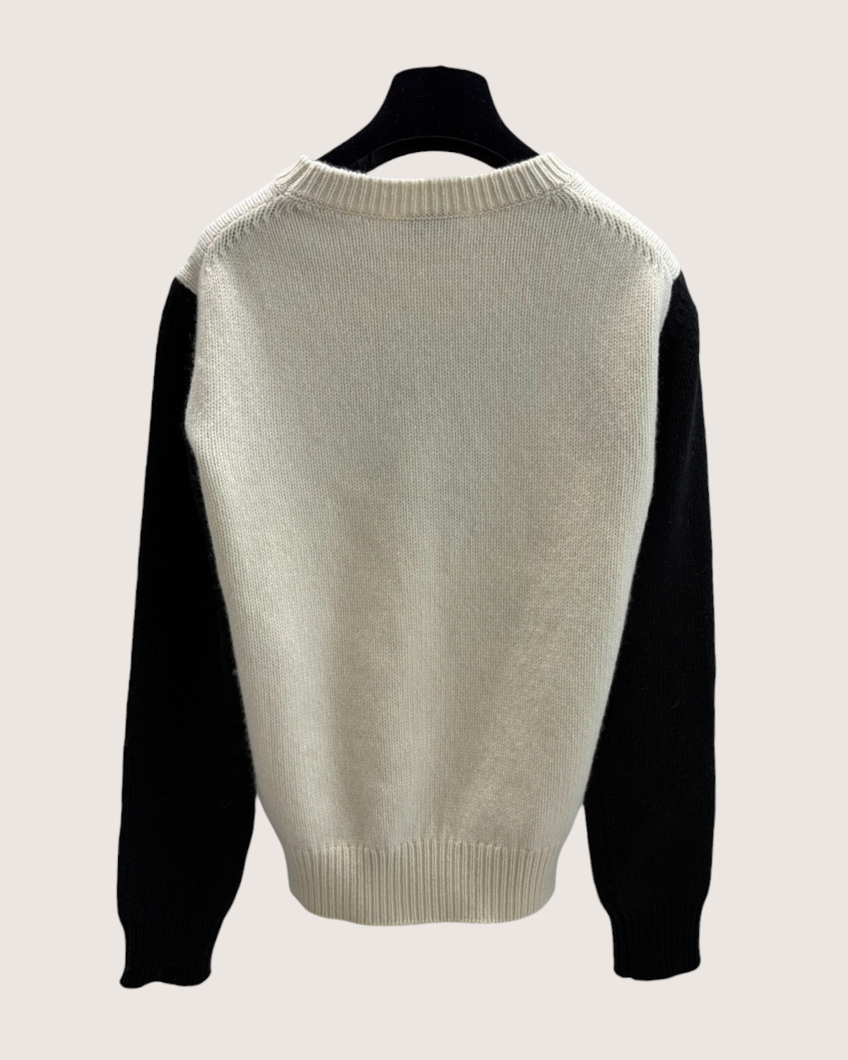 Chanel 25N Coco Neige Fawn Sweater Beige/Ecru, Black, Brown FR 36